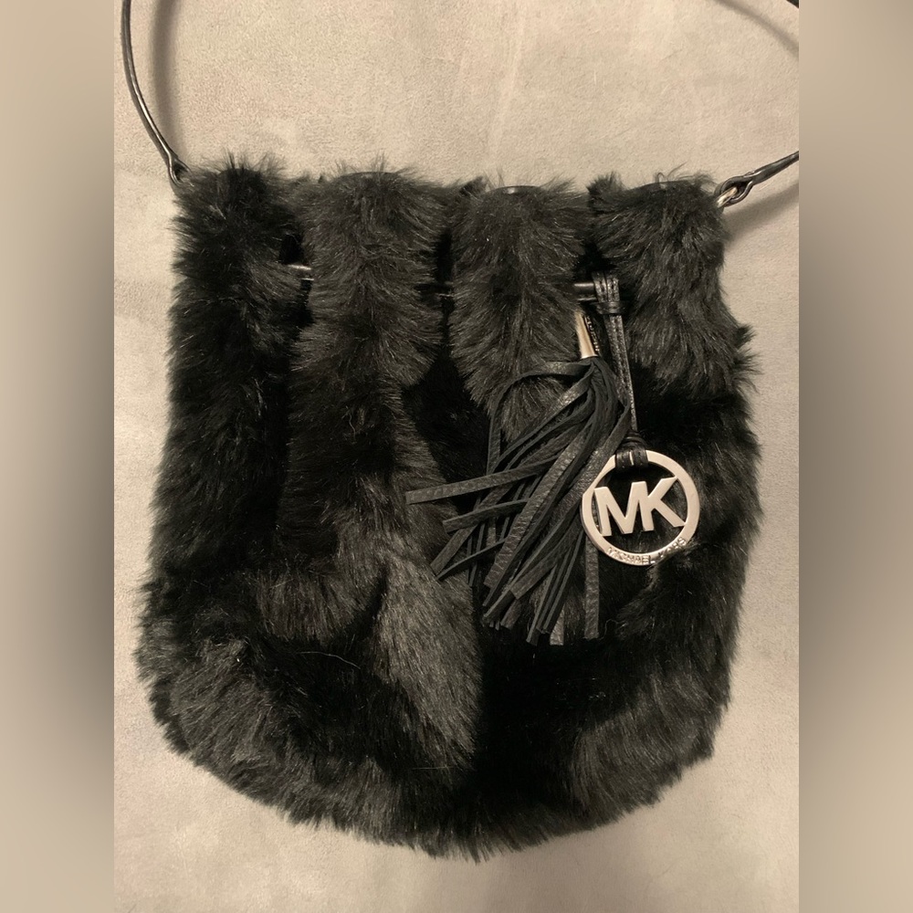 Michael Kors Faux Fur Crossbody Bag